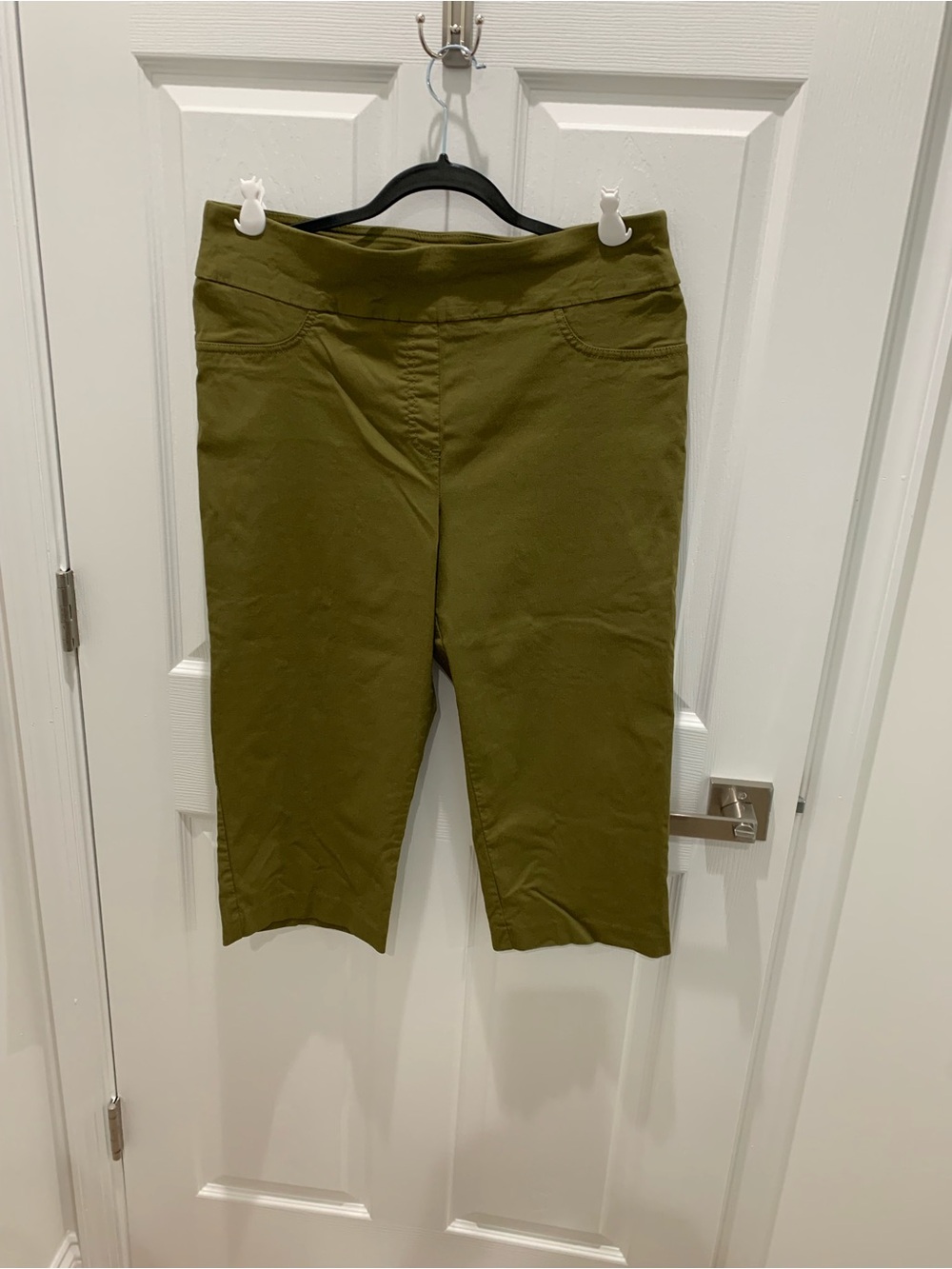 Ruby Rd. Olive Green Pull-On Bermuda Shorts